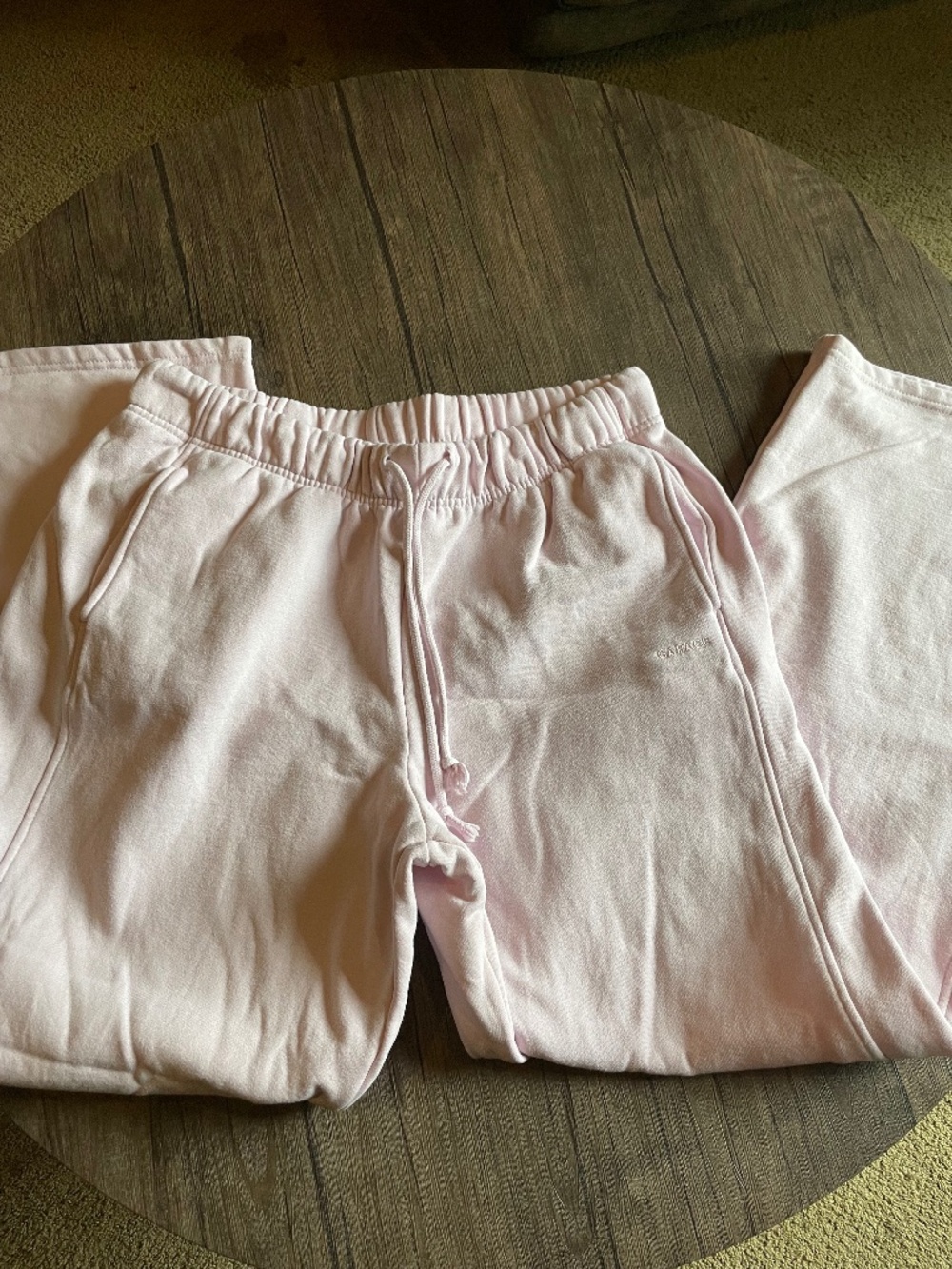 Garage Straight Leg Light Pink Sweatpants